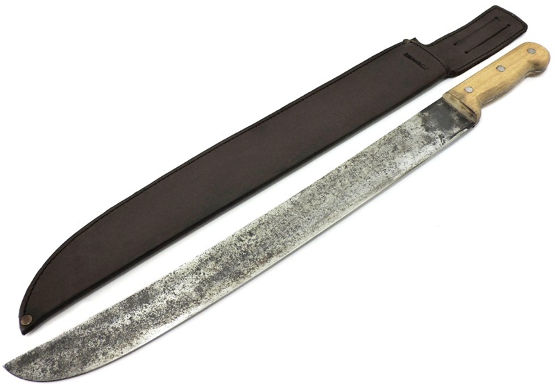 Antigo Facão Collins & CO Aço Carbono - Lâm. 43 Cm. - Xiru das Facas