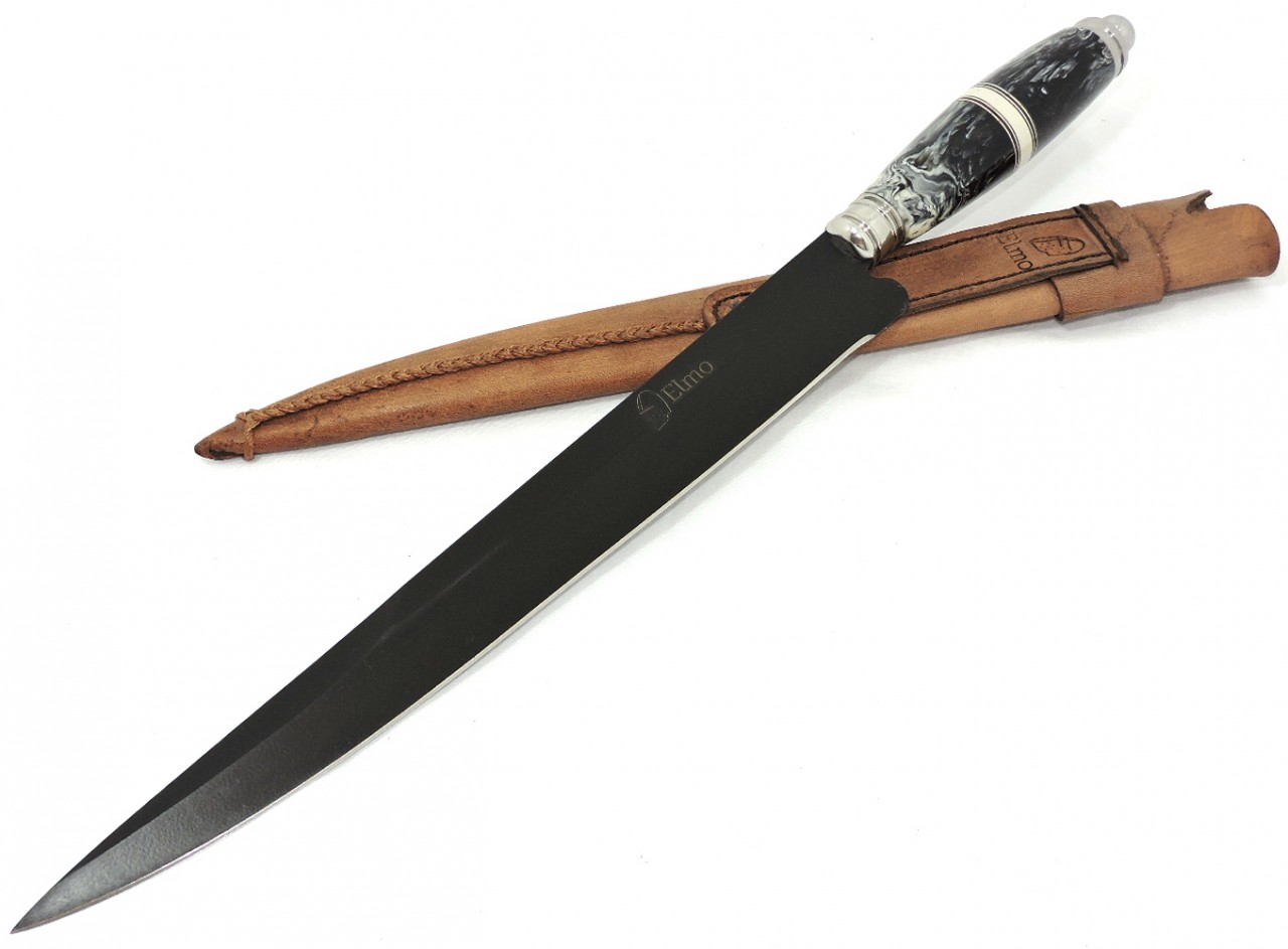 Adaga Javalizeira Carbono 1070 - Black Forja,12 Pol ...