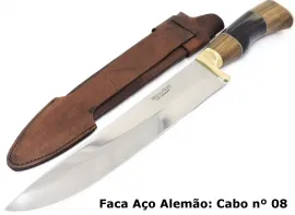 Faca 8 pol. Artesanal para Alta Gastronomia - A�o Alem�o